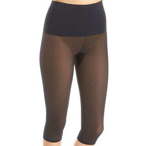 RAGO Women's Power Lites Shaping Wide Band Capri Pant Liner BLACK - 9240